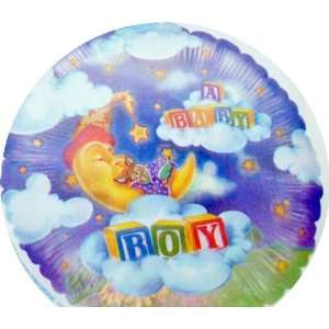  22 Panoramic Metallic A BABY BOY Balloon Toys & Games