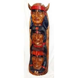  Wooden Indian Totem  40 