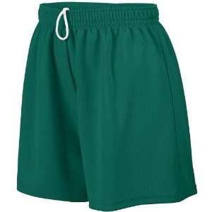 Augusta Sportswear Ladies Wicking Mesh Short DARK GREEN WL