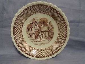   Son & Co Hanley Est 1880 Shakespeare Land Made in England Saucer Brown