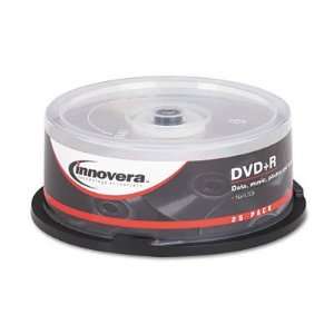 DVD R Recordable Discs, 4.7GB, 16x, White, Spindle, 50/Pack (IVR46830)