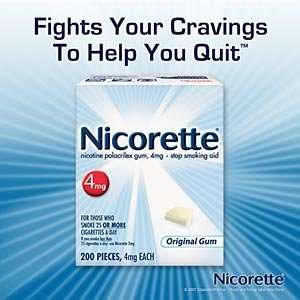  Nicorette Gum Original Flavor 4mg