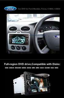  Car DVD Player USB GPS Bluetooth 4 Ford C MAX S MAX Focus Mondeo /K2
