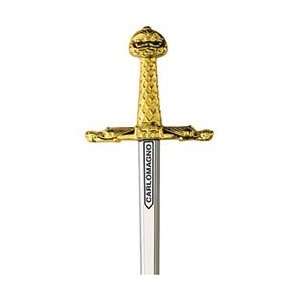  Miniature Sword of Emperor Charlemagne (Gold) Sports 