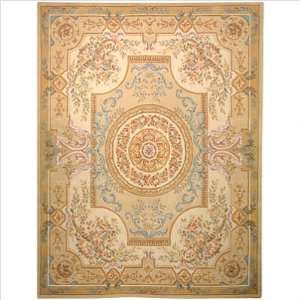   & Silk Handmade French Tapis FT223A Persian Area Rug