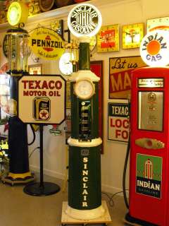 1925 30 National Simplex 60 Clockface Gas Pump hand operated with 