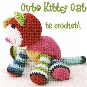 Crochet Pattern * Cute KITTY CAT * Nice Toy for Baby  