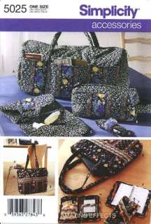   Pattern 5025  BAGS  pda organizer cell tote 039363278436  