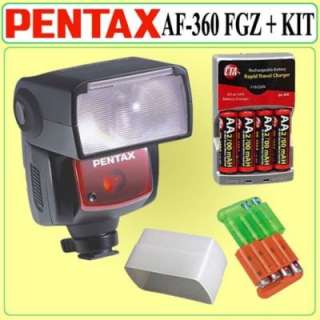 Pentax AF 360 FGZ Flash + Accessory Kit 718122394302  