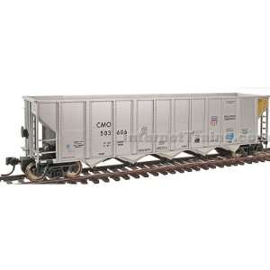 Walthers HO Scale Gold Line Ready to Run Trinity RD 4 Coal Hopper 6 