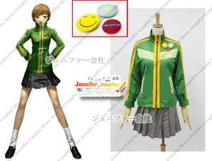 Persona 4 Chie Satonaka Cosplay Costume Anly Size Material Warm  