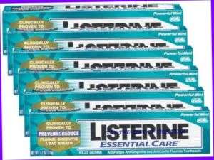 Listerine Essential Care Powerful Mint Gel 4.2 0z ea  