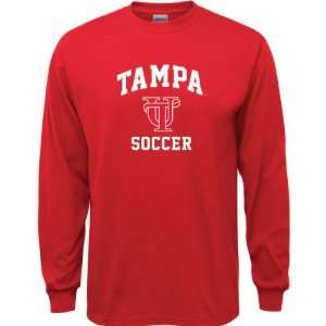 Tampa Spartans Red Youth Soccer Arch Long Sleeve T Shirt  