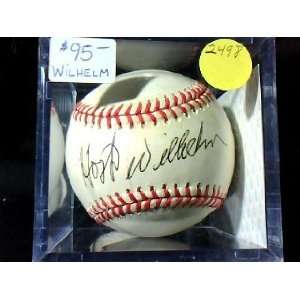 Hoyt Wilhelm Autographed Baseball? 