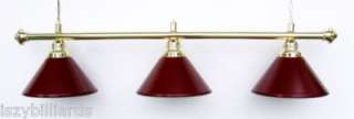 61 Pool Table Light   Billliard Lamp For 7 or 8 Table  