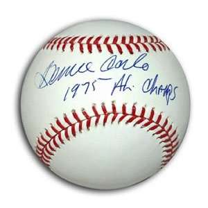 Bernie Carbo Signed Red Sox Baseball   1975 AL Champs