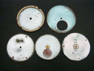 FIVE Early Pocket Watch Dials  