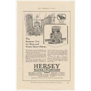  1925 Hersey Water Meter Disc Piston Print Ad