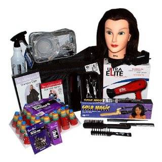 Cosmetology Beauty School Hair Stylist Student Kit with Tote Bag and 