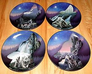 PROFILES OF THE PACK KEVIN DANIEL WOLF BRADFORD EXCHANGE PLATE SET 