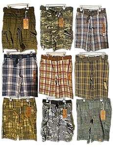 NEW Boys Various URBAN PIPELINE Cargo Shorts w Belt RP$32 Size 8 12 14 