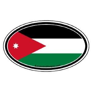  Jordan Flag Middle East Kingdom Car Bumper Sticker Decal 