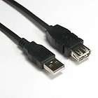 FT USB 2 Male to Female F/M Extension Cable Black Co