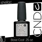 CND Shellac BASE COAT Gel UV Nail Polish 0.25 oz Manicure Soak Off 