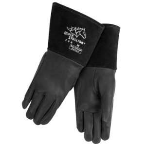 Black Stallion 29K Premium Grain Kidskin TIG Welding Gloves w 