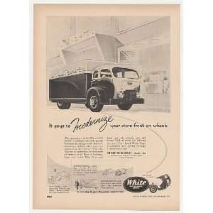  1951 White 3000 Delivery Truck Print Ad