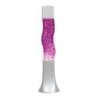 LumiSource Groovy Glitter Lamp   Color Silver Glitter/Silver Base