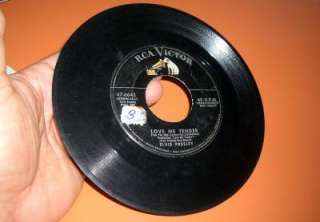 1956 ELVIS PRESLEY *LOVE ME TENDER* 45 RECORD  