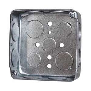  Cooper Crouse Hinds 4sq 8 3/4sides Steel Outlet Box 