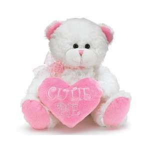  Cutie Pie 7 1/2 Soft Plush Teddy Bear With Embroidered 