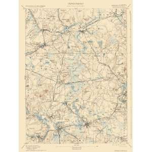   USGS TOPO MAP FRAMINGHAM SHEET MASSACHUSETTS (MA) 1894