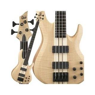  ESP LTD F 4E Bass Guitar Natural Satin Musical 