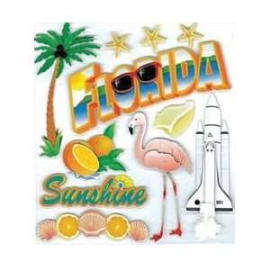  Jolees Boutique Dimensional Stickers Florida; 3 Items 