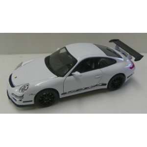   24 Scale Diecast Porsche 911 (997) Gt3 Rs in Color White Toys & Games