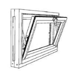 DUO CORP 32X22 Basement Window Hopper By Duo Corp 