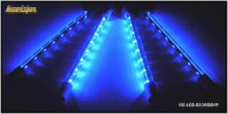 Wide Blue 8  LED Bar floor Aquarium Lighting & Power  