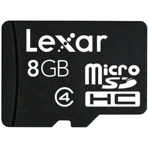  Lexar 8GB Micro SD without Adaptor   Class 4
