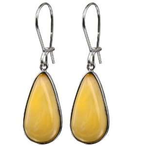 Baltic Butterscotch Color Amber Sterling Silver Drop 