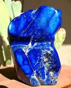 Large Lapis Lazuli Free Form Crystal Sculpture Carving  