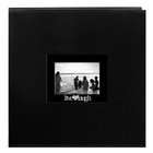   Live Laugh Love Sewn Leatherette Frame Front Memory Book, Black