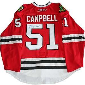   Blackhawks Brian Campbell Autographed Jersey