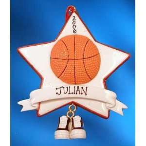 Personalized Basketball Ornament by Ornaments with Love  