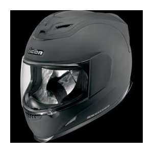  Icon Airframe Helmet , Color Black, Style Rubatone, Size 