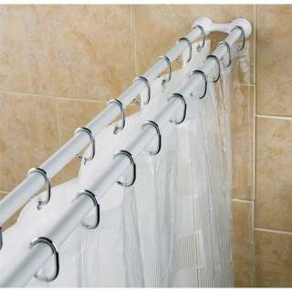 rod can also be used to hang shower curtain liner