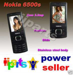 New NOKIA 6500 6500s 3MP 3G Slide Phone Unlock Black/U  