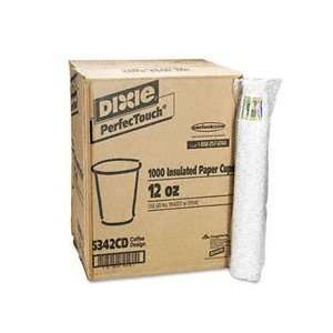 Dixie® PerfecTouch® 5342CD Coffee Design Insulated Paper Coffee Cups 